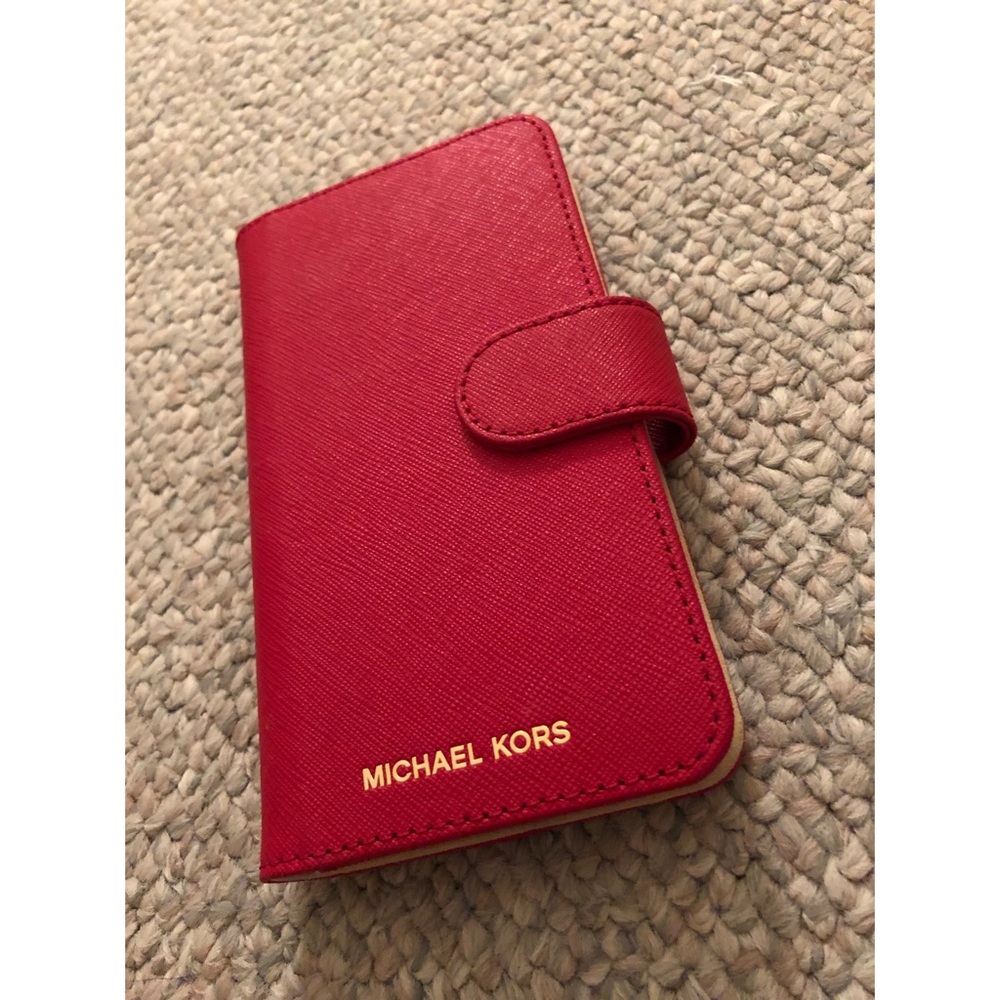 Michael Kors leather iPhone case